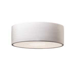 Flush Mounts Drum Shade by Justice Designs ( 102 | CER-6290-MAT Radiance ) 