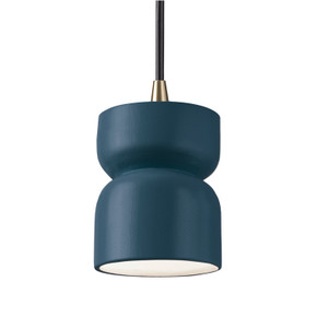 Mini Pendants Cable by Justice Designs ( 102 | CER-6500-MID-ABRS-BKCD Radiance ) 