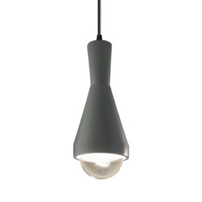 Mini Pendants Cable by Justice Designs ( 102 | CER-6520-PWGN-MBLK-BKCD Radiance ) 