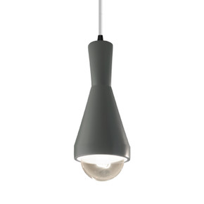 Mini Pendants Cable by Justice Designs ( 102 | CER-6520-PWGN-MBLK-WTCD Radiance ) 