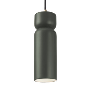 Mini Pendants Cable by Justice Designs ( 102 | CER-6510-PWGN-ABRS-BKCD Radiance ) 