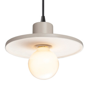 Mini Pendants Metal Shade by Justice Designs ( 102 | CER-6325-MAT-MBLK-BKCD Radiance ) 
