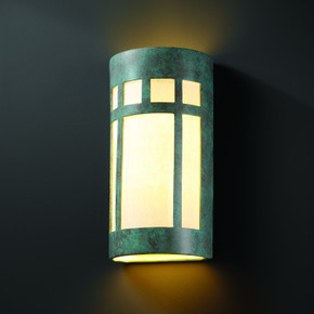 Sconces Directional/Cylinder by Justice Designs ( 102 | CER-7357-PATV Ambiance ) 