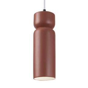 Mini Pendants Cable by Justice Designs ( 102 | CER-6510-CLAY-MBLK-WTCD Radiance ) 