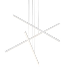 Large Chandeliers Geometric/Linear by Kuzco Lighting ( 347 | MP10303-WH Vega ) 