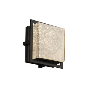 Exterior Wall Mt./Flush by Justice Designs ( 102 | FSN-7561W-MROR-MBLK Fusion ) 
