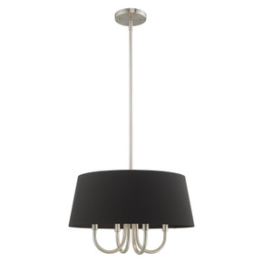 Mini Chandeliers Drum Shade by Livex Lighting ( 107 | 51354-91 Belclaire ) 