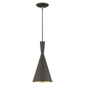 Mini Pendants Metal Shade by Livex Lighting ( 107 | 41185-07 Waldorf ) 