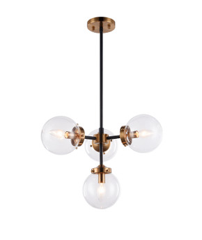 Mini Chandeliers Glass Shade by Matteo Lighting ( 423 | C72304AGCL Maru ) 