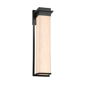 Exterior Wall Mount by Justice Designs ( 102 | CLD-7545W-MBLK Clouds ) 