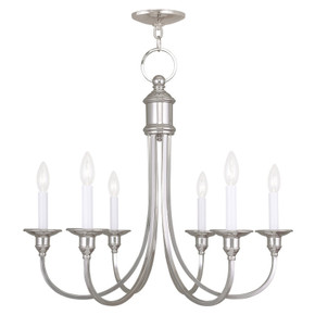 Mid. Chandeliers Candle by Livex Lighting ( 107 | 5146-35 Cranford ) 