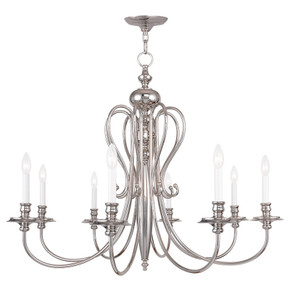 Mid. Chandeliers Candle by Livex Lighting ( 107 | 5168-35 Caldwell ) 