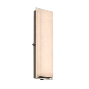 Exterior Wall Mt./Flush by Justice Designs ( 102 | CLD-7565W-NCKL Clouds ) 