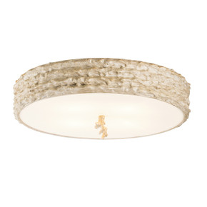 Flush Mounts Drum Shade by Lucas + McKearn ( 175 | FM1238-20 Trellis ) 