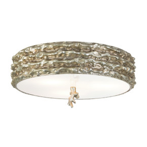 Flush Mounts Drum Shade by Lucas + McKearn ( 175 | FM1238S-16 Trellis ) 
