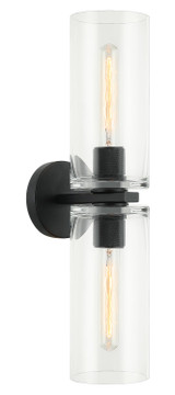 Sconces Double Glass by Matteo Lighting ( 423 | W32512MB Lincoln ) 