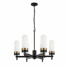 Mid. Chandeliers Glass Up by Maxilite ( 501 | MX 1561-6Y72 Daze ) 