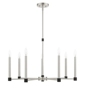 Mid. Chandeliers Candle by Livex Lighting ( 107 | 46887-91 Karlstad ) 
