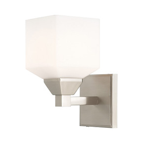 Sconces Single Glass by Livex Lighting ( 107 | 10281-91 Aragon ) 