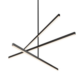 Large Chandeliers Geometric/Linear by Kuzco Lighting ( 347 | CH10356-BK-UNV Vega ) 
