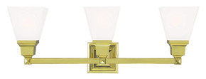 Bathroom Fixtures Three Lights by Livex Lighting ( 107 | 1033-02 Mission ) 