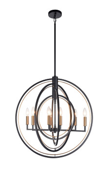 Mid. Chandeliers Sphere by Matteo Lighting ( 423 | C78608BK Odyssey ) 