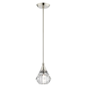 Mini Pendants Glass Down by Livex Lighting ( 107 | 47071-35 Brussels ) 
