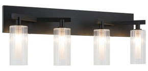 Bathroom Fixtures Four Lights by Matteo Lighting ( 423 | W60804BK Kristof ) 