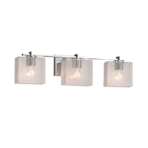 Bathroom Fixtures Three Lights by Justice Designs ( 102 | FSN-8443-55-SEED-CROM-LED3-2100 Fusion ) 