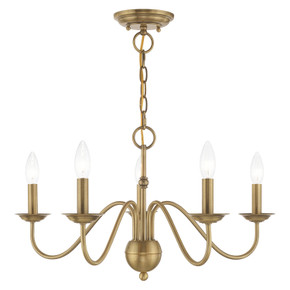 Mid. Chandeliers Candle by Livex Lighting ( 107 | 52165-01 Windsor ) 