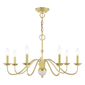 Mid. Chandeliers Candle by Livex Lighting ( 107 | 52167-02 Windsor ) 