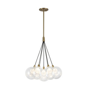 Mini Chandeliers Glass Shade by Kuzco Lighting ( 347 | CH3117-BG Bolla ) 