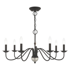 Mid. Chandeliers Candle by Livex Lighting ( 107 | 52167-04 Windsor ) 
