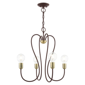 Mid. Chandeliers Candle by Livex Lighting ( 107 | 41364-07 Lucerne ) 