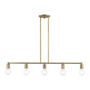 Linear/Island 4 Light + by Livex Lighting ( 107 | 47165-01 Lansdale ) 