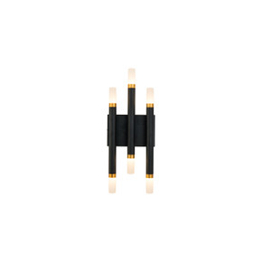Sconces Quad plus by Kuzco Lighting ( 347 | WS19707-BK-UNV Draven ) 