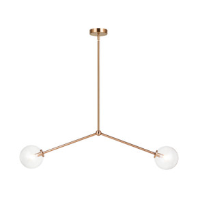 Linear/Island 2 Light Bar by Matteo Lighting ( 423 | C81702AGCL Novo ) 