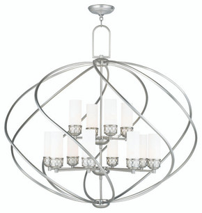 Large Chandeliers Glass Shade by Livex Lighting ( 107 | 47199-91 Westfield ) 