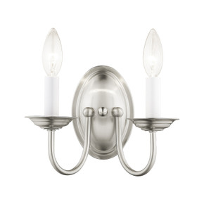 Sconces Double Candle by Livex Lighting ( 107 | 4152-91 Home Basics ) 
