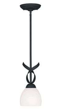 Mini Pendants Glass Down by Livex Lighting ( 107 | 4750-04 Brookside ) 