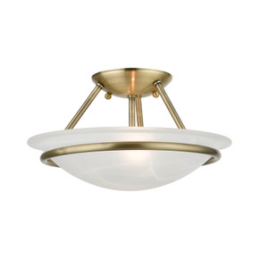 Semi-Flush Mts. Bowl Style by Livex Lighting ( 107 | 4823-01 Newburgh ) 