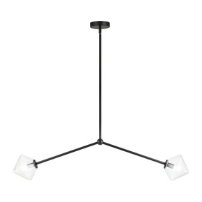 Linear/Island 2 Light Bar by Matteo Lighting ( 423 | C81742BKCL Novo ) 