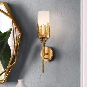 Sconces Single Glass by Lucas + McKearn ( 175 | SC10508G-1 Manor ) 