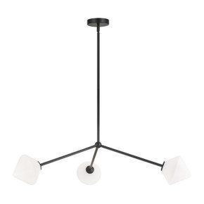 Mid. Chandeliers Glass Down by Matteo Lighting ( 423 | C81743BKOP Novo ) 