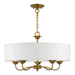 Mid. Chandeliers Drum Shade by Livex Lighting ( 107 | 41775-48 Edinburgh ) 