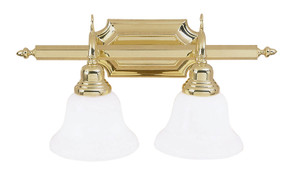Bathroom Fixtures Two Lights by Livex Lighting ( 107 | 1282-02 French Regency ) 