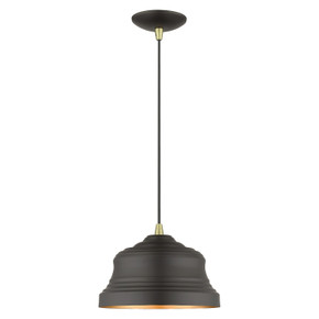Pendants Metal Shade by Livex Lighting ( 107 | 55902-07 Endicott ) 