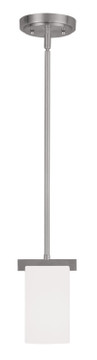 Mini Pendants Glass Down by Livex Lighting ( 107 | 1321-91 Astoria ) 