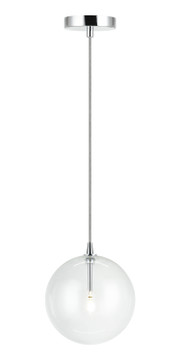 Pendants Glass Down by Matteo Lighting ( 423 | C81811CHCL Bolha ) 