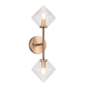 Sconces Double Glass by Matteo Lighting ( 423 | W81742AGCL Novo ) 